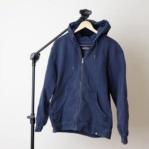 American Giant Classic Full Zip Navy Sweatshirt
